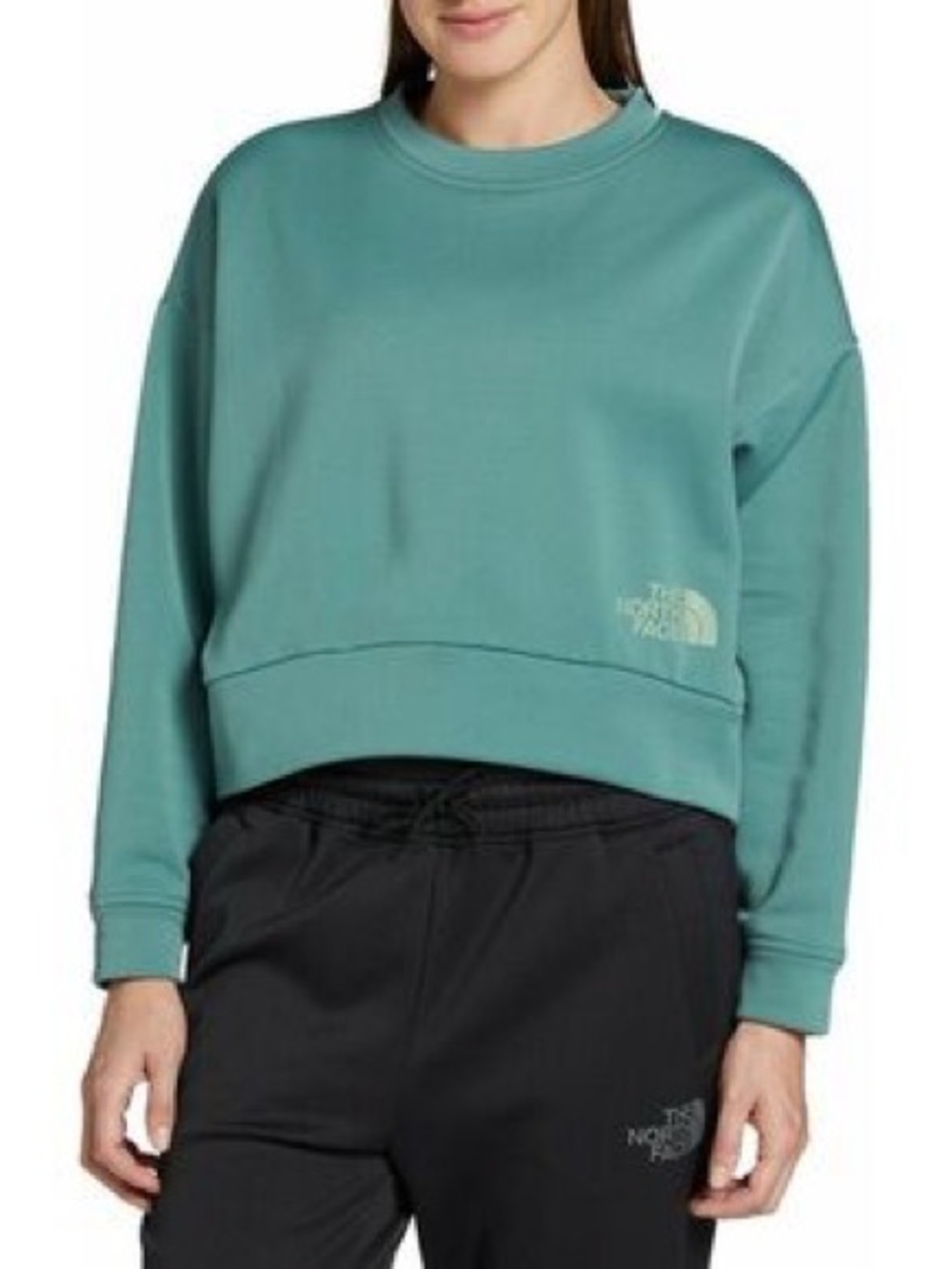 The North Face Horizon Performance Fleece Crew in Dark Sage, M
